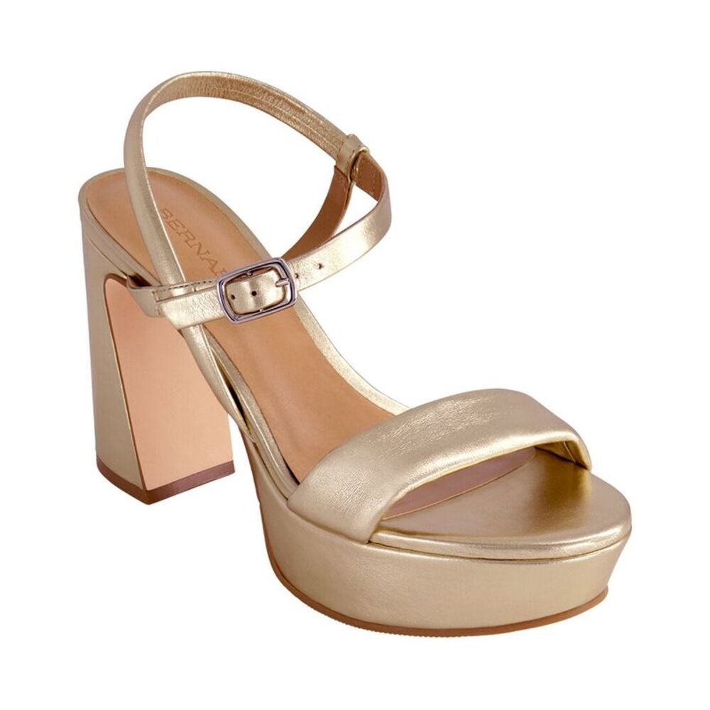 Bernardo Ventura Leather Platform Sandal